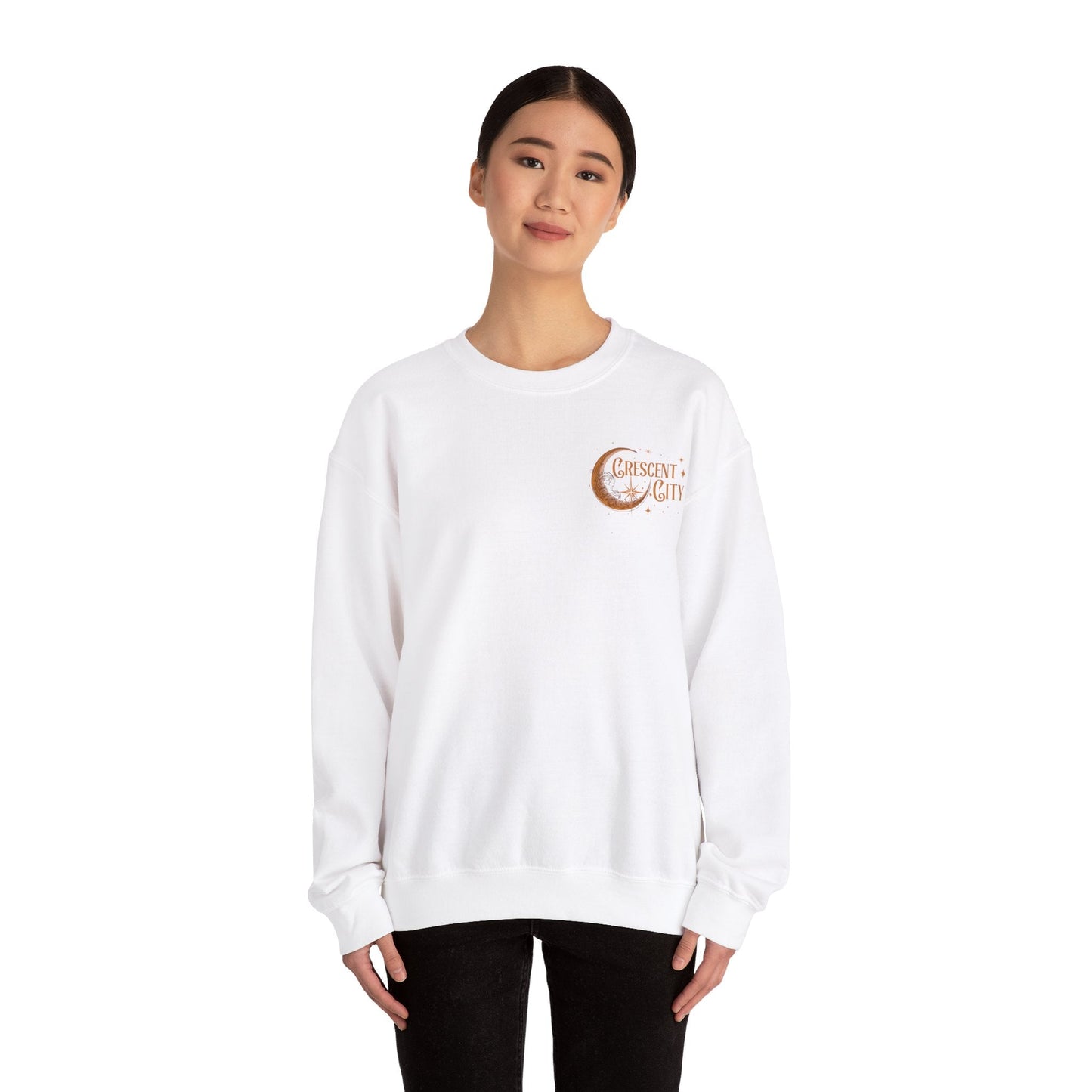 Crescent City Collage Heavy Blend™ Crewneck Sweatshirt - Awfullynerdy.co