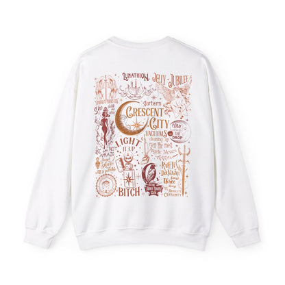 Crescent City Collage Heavy Blend™ Crewneck Sweatshirt - Awfullynerdy.co