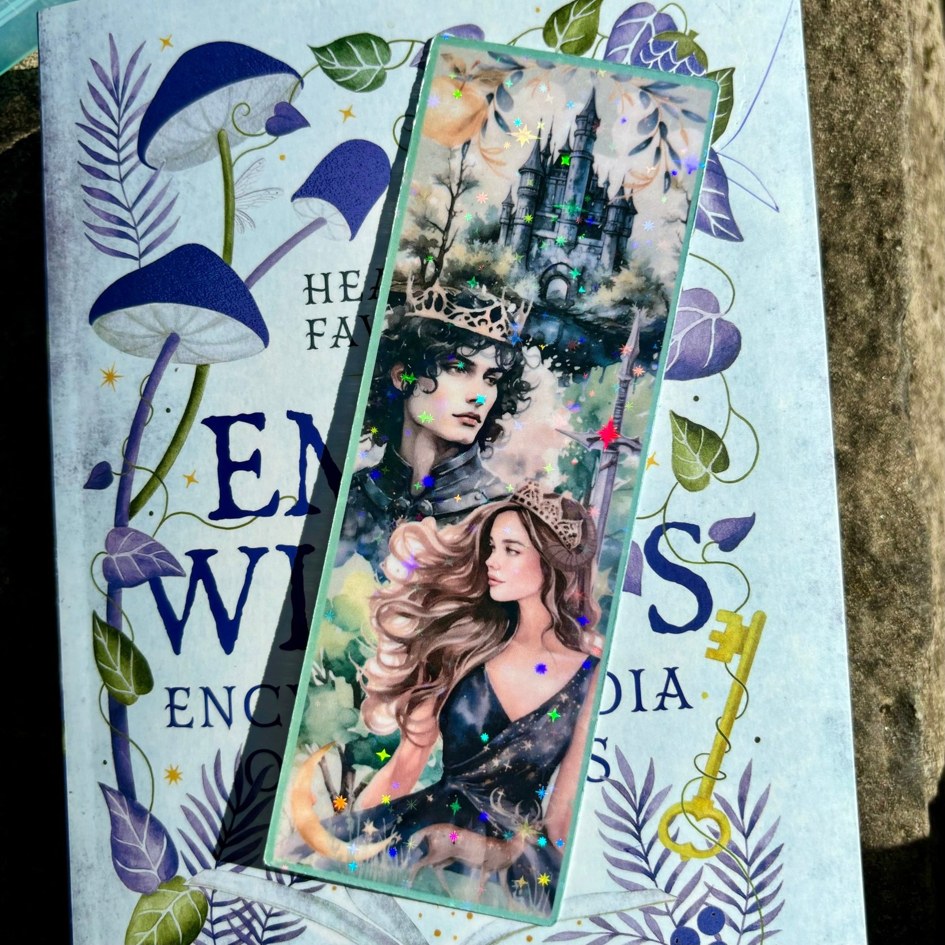 Cruel Prince Watercolor Laminated Sparkle Bookmark - Awfullynerdy.co