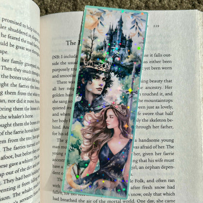 Cruel Prince Watercolor Laminated Sparkle Bookmark - Awfullynerdy.co