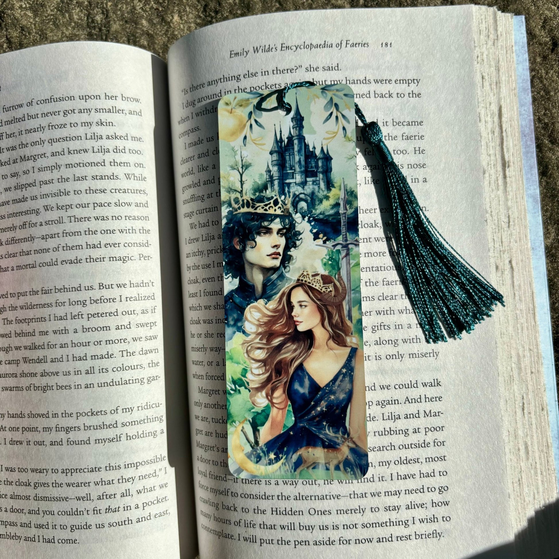 Cruel Prince Watercolor Metal Bookmark - Awfullynerdy.co