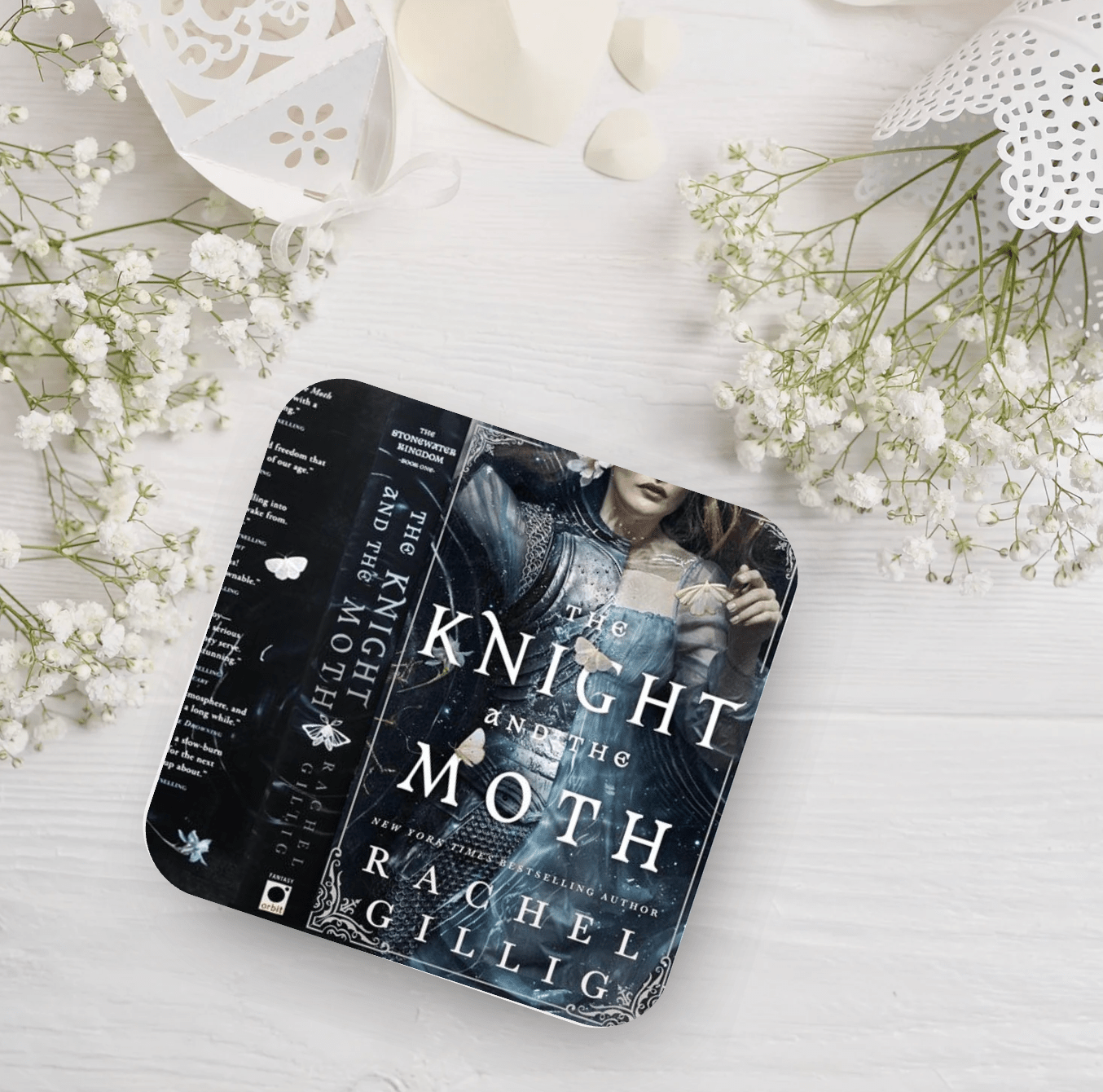 CUSTOM Book Cover Coaster - Awfullynerdy.co