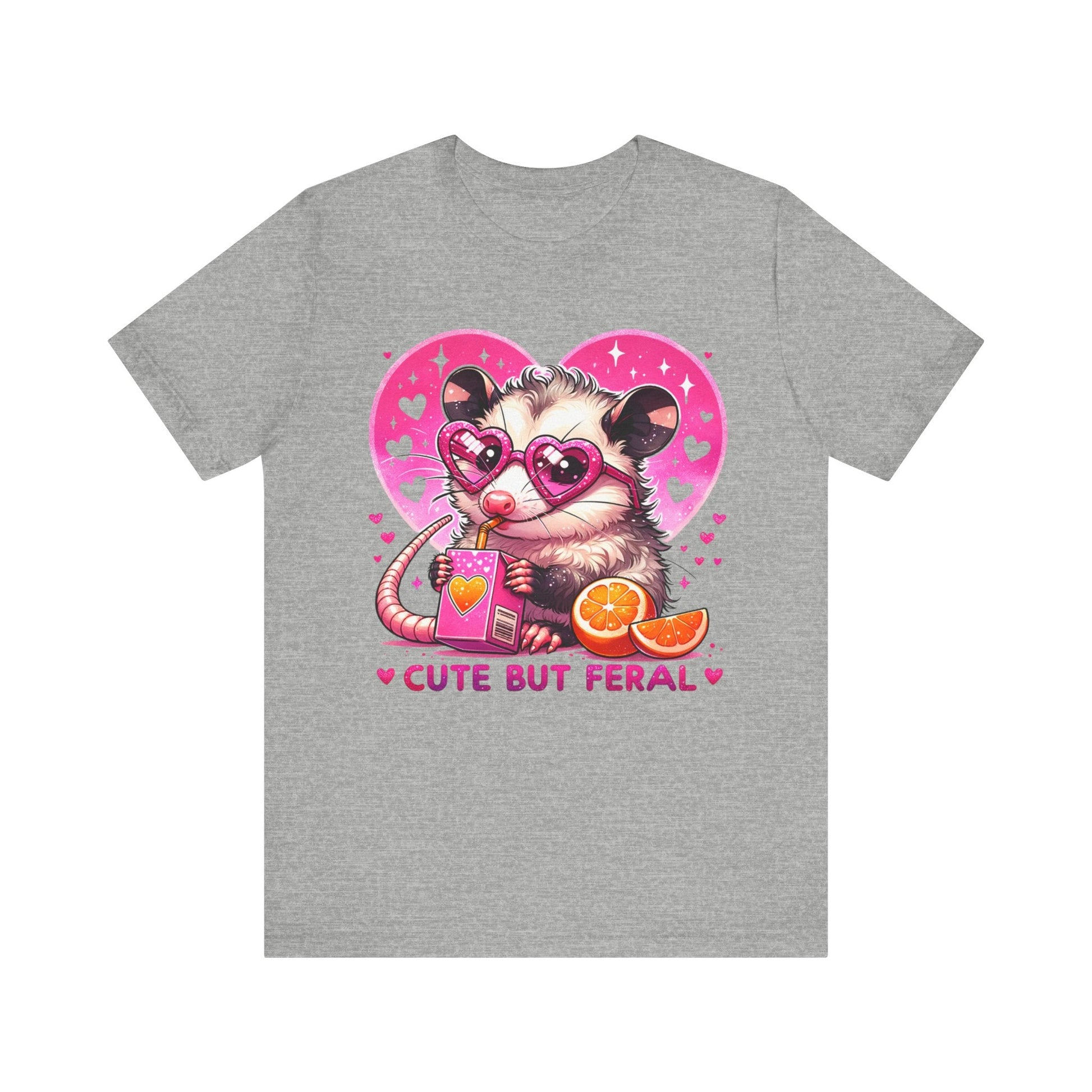 Cute but Feral Opossum Jersey Short Sleeve Tee - Awfullynerdy.co