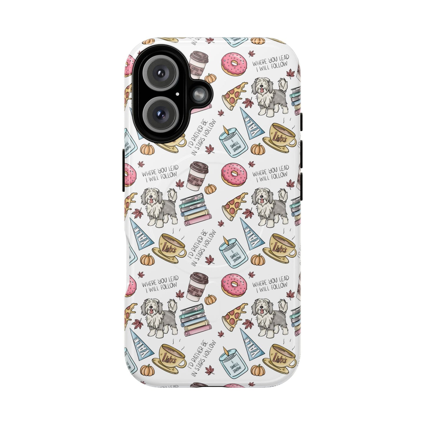 Cute Gilmore Girls - Themed Tough Magnetic Phone Case - "Where You Lead, I Will Follow" - Awfullynerdy.co