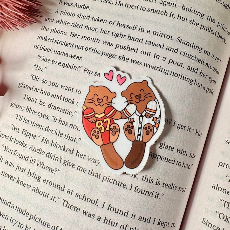 Cute Otters 2 inch Matte Sticker - Awfullynerdy.co