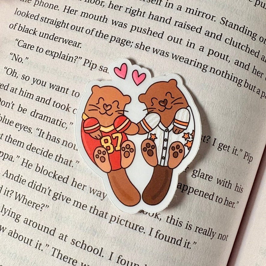 Cute Otters 2 inch Matte Sticker - Awfullynerdy.co