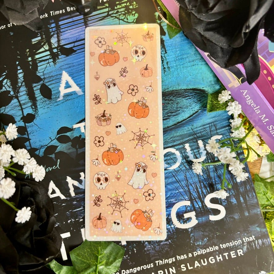 Cute Pumpkins Halloween Bookmark - Awfullynerdy.co