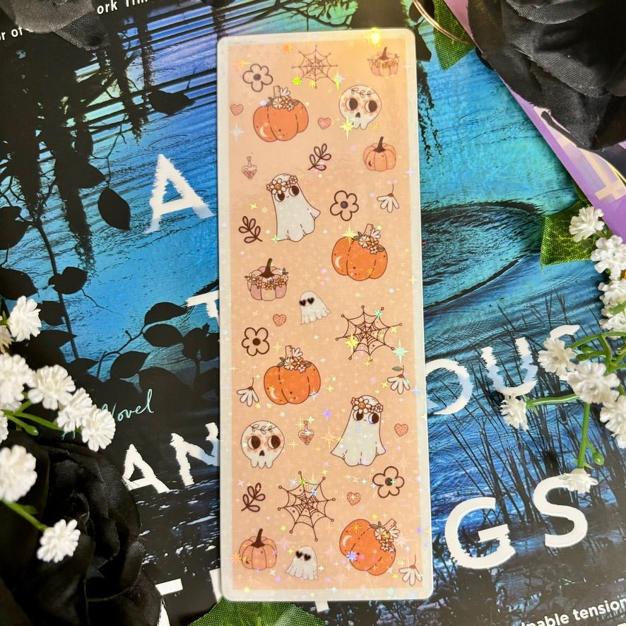 Cute Pumpkins Halloween Bookmark - Awfullynerdy.co