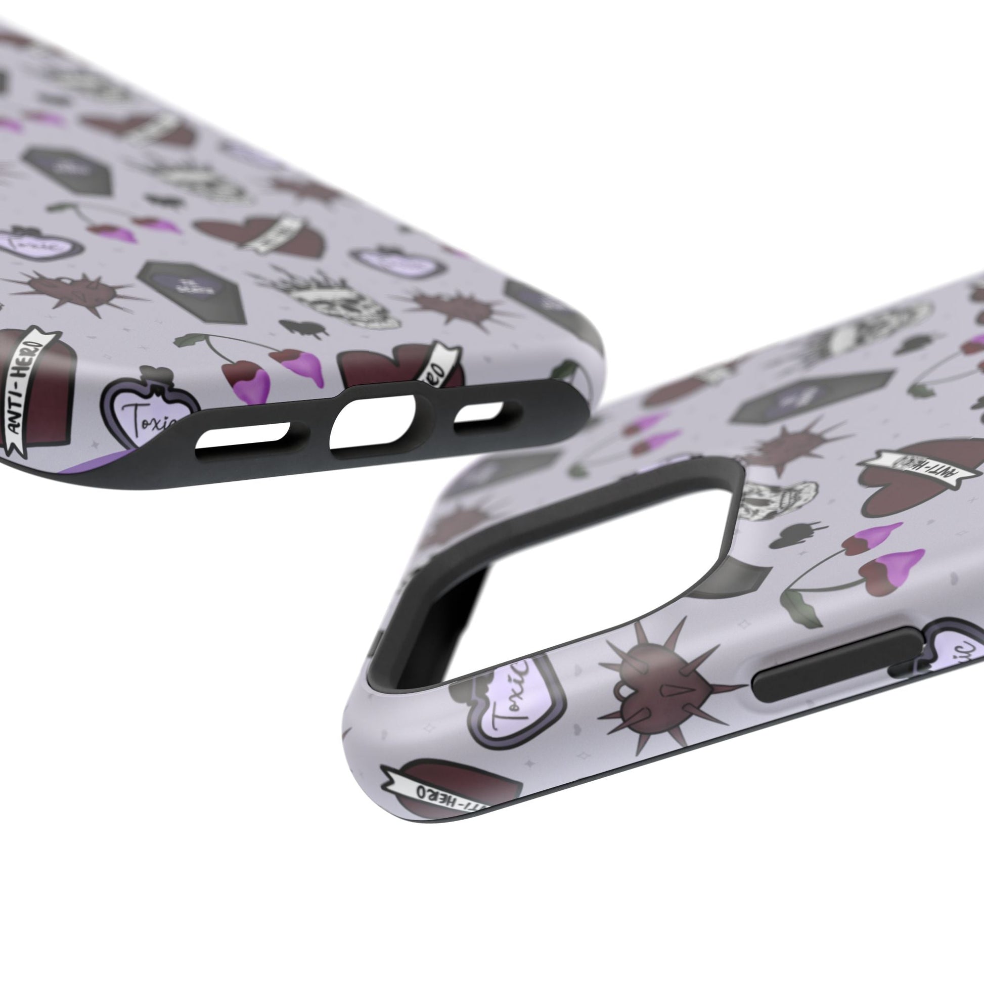 Dark Romance Edgy Skull Phone Cases | Magnetic Tough Cases for Teens & Adults - Awfullynerdy.co