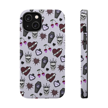 Dark Romance Edgy Skull Phone Cases | Magnetic Tough Cases for Teens & Adults - Awfullynerdy.co