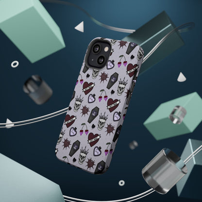Dark Romance Edgy Skull Phone Cases | Magnetic Tough Cases for Teens & Adults - Awfullynerdy.co
