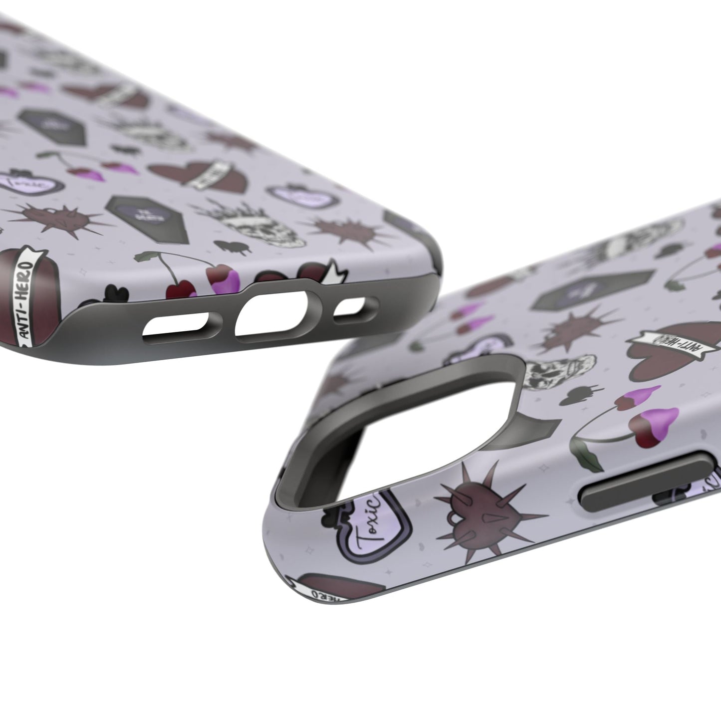 Dark Romance Edgy Skull Phone Cases | Magnetic Tough Cases for Teens & Adults - Awfullynerdy.co
