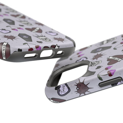 Dark Romance Edgy Skull Phone Cases | Magnetic Tough Cases for Teens & Adults - Awfullynerdy.co