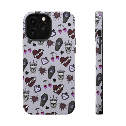 Dark Romance Edgy Skull Phone Cases | Magnetic Tough Cases for Teens & Adults - Awfullynerdy.co