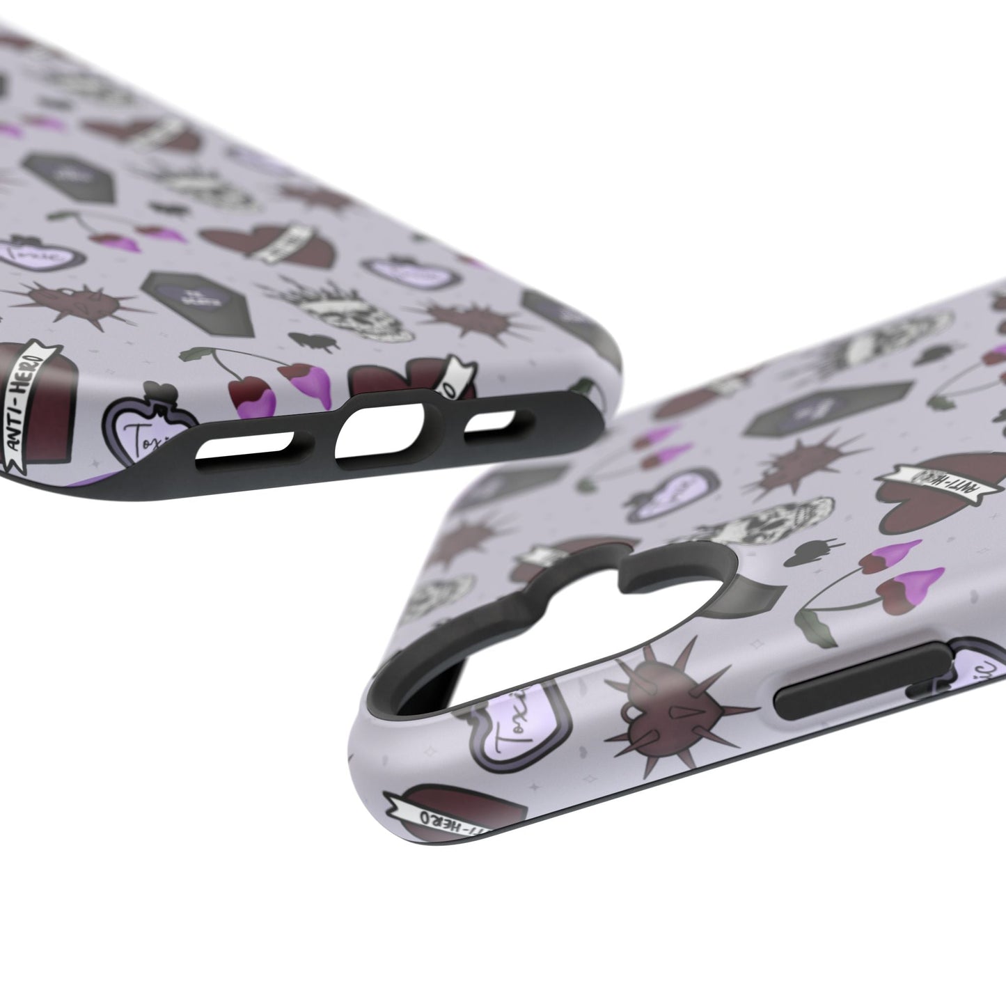 Dark Romance Edgy Skull Phone Cases | Magnetic Tough Cases for Teens & Adults - Awfullynerdy.co