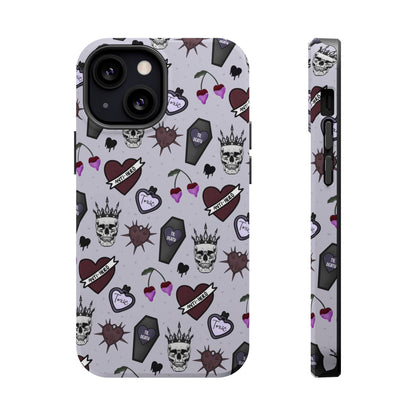 Dark Romance Edgy Skull Phone Cases | Magnetic Tough Cases for Teens & Adults - Awfullynerdy.co