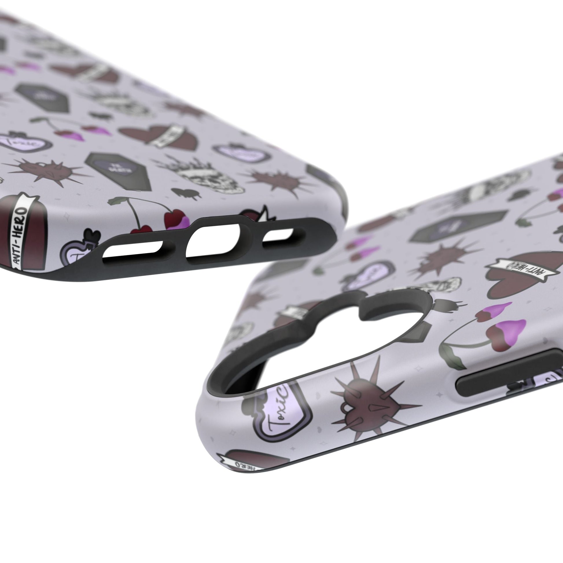 Dark Romance Edgy Skull Phone Cases | Magnetic Tough Cases for Teens & Adults - Awfullynerdy.co