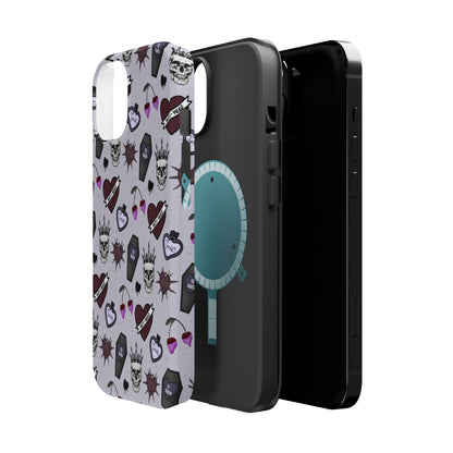 Dark Romance Edgy Skull Phone Cases | Magnetic Tough Cases for Teens & Adults - Awfullynerdy.co