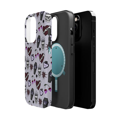 Dark Romance Edgy Skull Phone Cases | Magnetic Tough Cases for Teens & Adults - Awfullynerdy.co