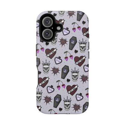 Dark Romance Edgy Skull Phone Cases | Magnetic Tough Cases for Teens & Adults - Awfullynerdy.co