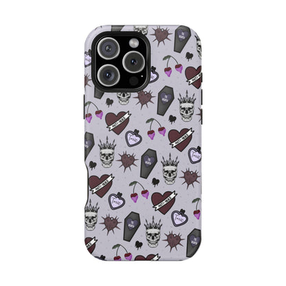 Dark Romance Edgy Skull Phone Cases | Magnetic Tough Cases for Teens & Adults - Awfullynerdy.co