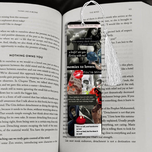 Dark Romance Inspired Collage Bookmark - Awfullynerdy.co