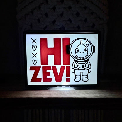 DCC Inspired "Hi Zev!" Light Up Book Nook - Awfullynerdy.co