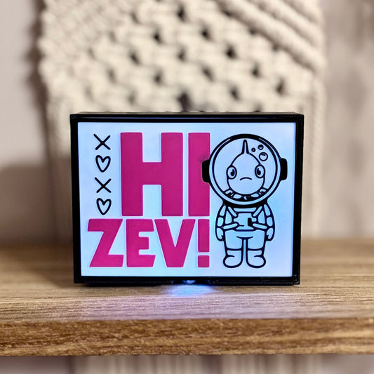 DCC Inspired "Hi Zev!" Light Up Book Nook - Awfullynerdy.co