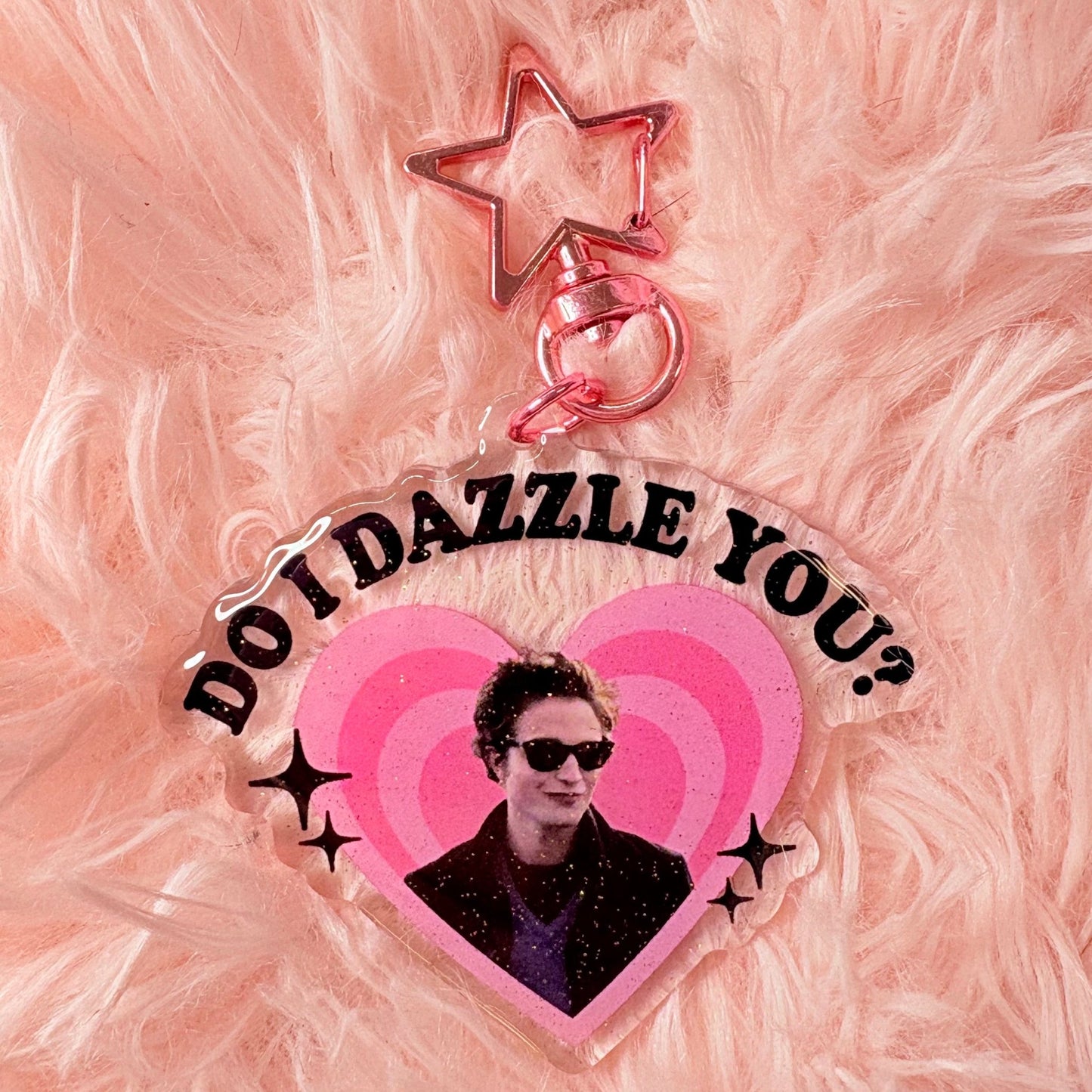 Do I Dazzle You Twilight Inspired Glitter Keychain - Awfullynerdy.co