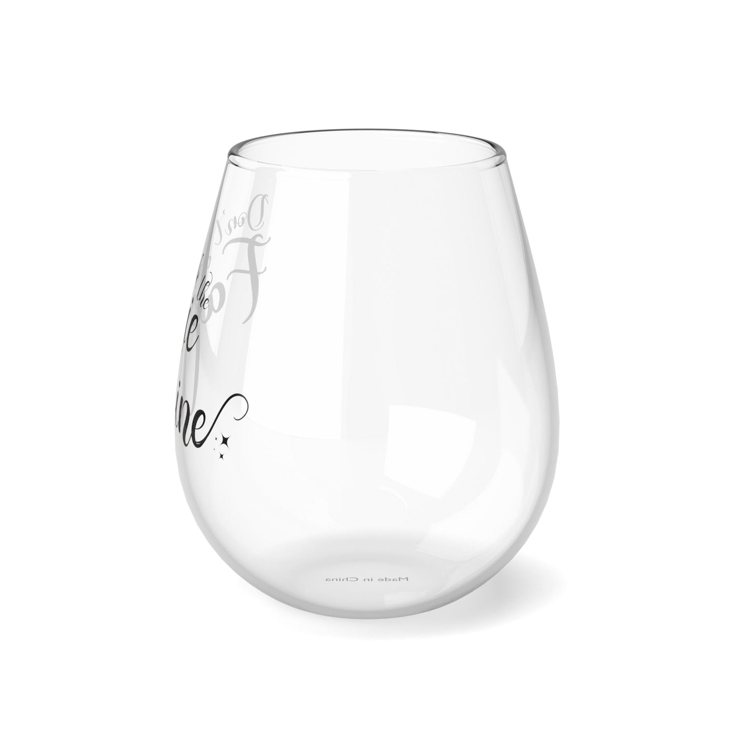 Don't Drink the Faerie Wine Stemless Wine Glass, 11.75oz - Awfullynerdy.co