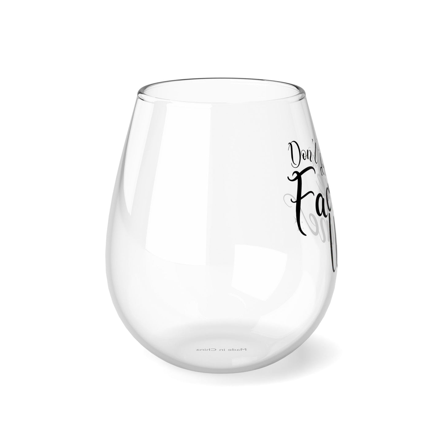 Don't Drink the Faerie Wine Stemless Wine Glass, 11.75oz - Awfullynerdy.co