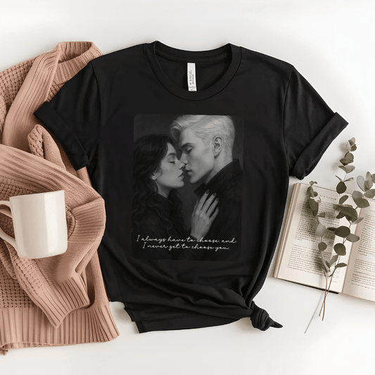 Dramione Inspired Shirt – Dark Romance Bella + Canvas Tee, Black Aesthetic T-Shirt, Enemies to Lovers Bookish Tee - Awfullynerdy.co