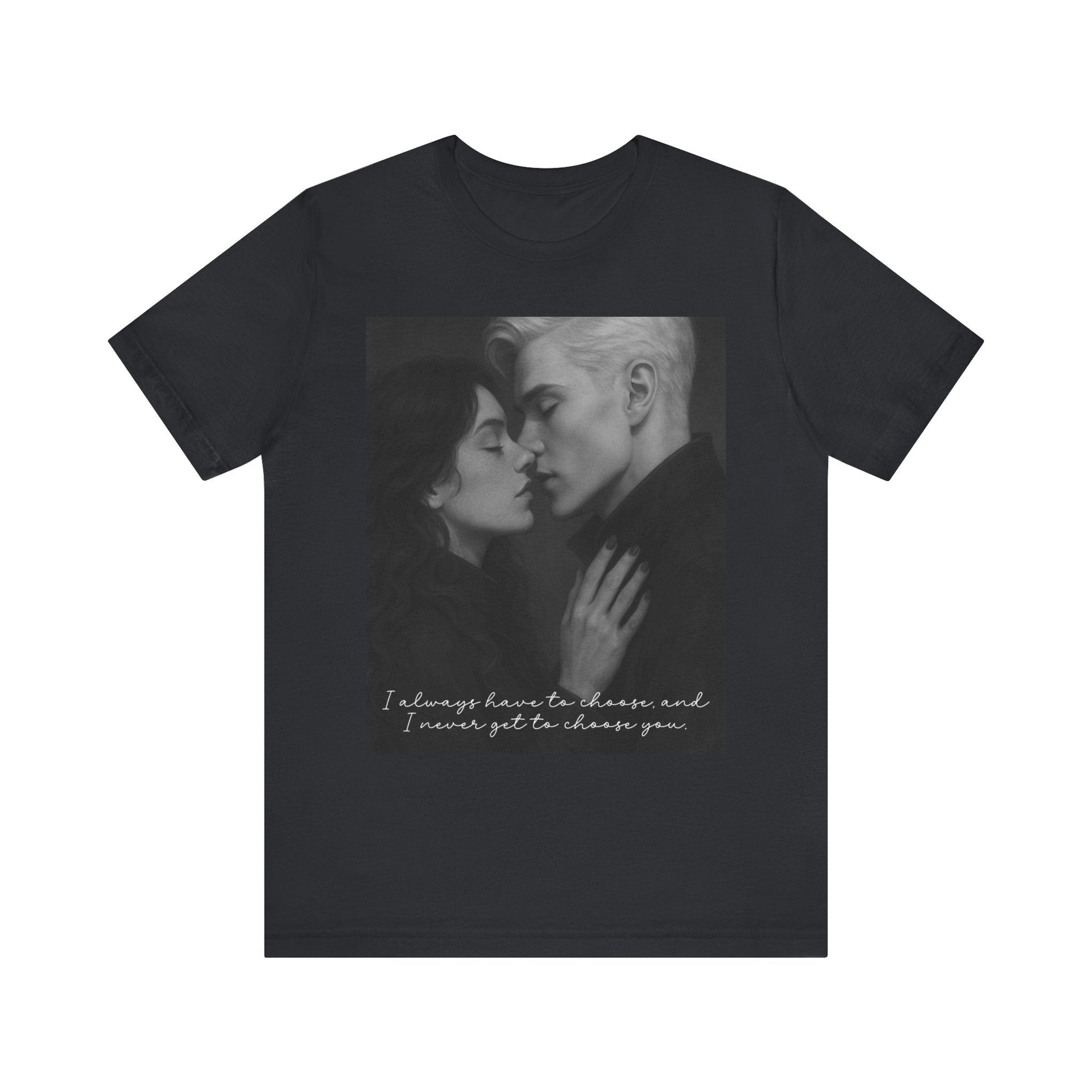 Dramione Inspired Shirt – Dark Romance Bella + Canvas Tee, Black Aesthetic T-Shirt, Enemies to Lovers Bookish Tee - Awfullynerdy.co