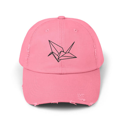 Dramione Paper Crane Distressed Cap - Awfullynerdy.co