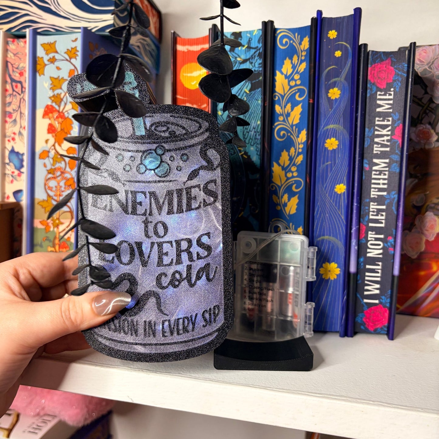 Enemies to Lovers Soda Can Light Up Book Nook - Awfullynerdy.co