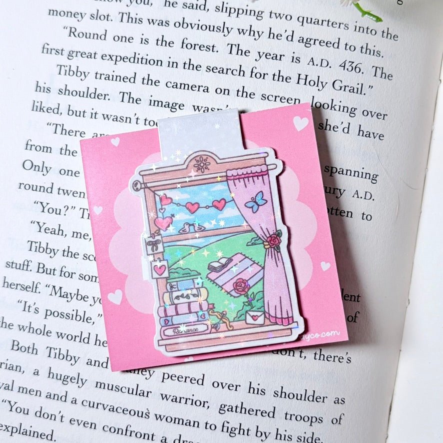 Fantasy and Romance Dual Sided Magnetic Bookmark - Awfullynerdy.co