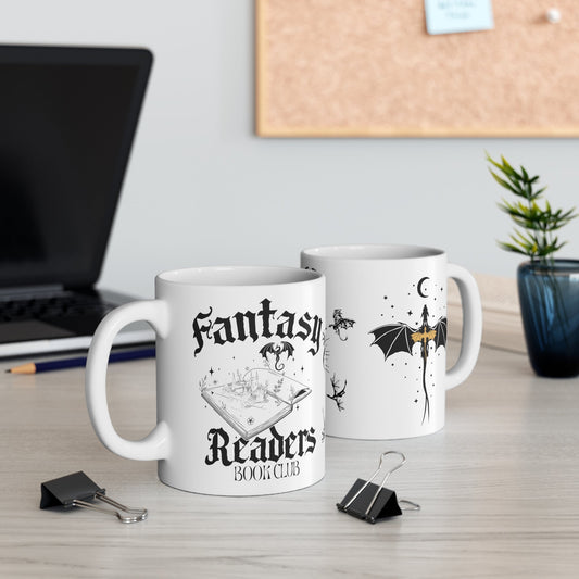 Fantasy Reader Fourth Wing Mug 11oz - Awfullynerdy.co