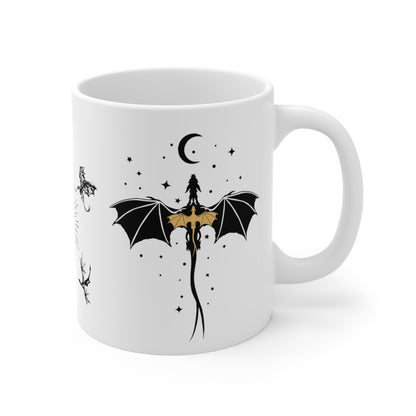 Fantasy Reader Fourth Wing Mug 11oz - Awfullynerdy.co