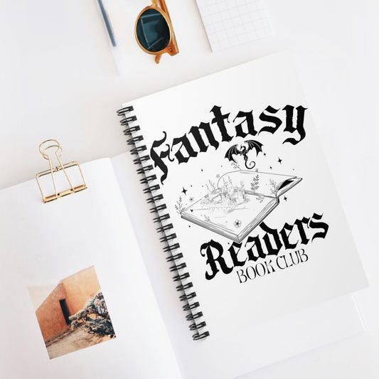 Fantasy Reader Spiral Notebook - Ruled Line - Awfullynerdy.co