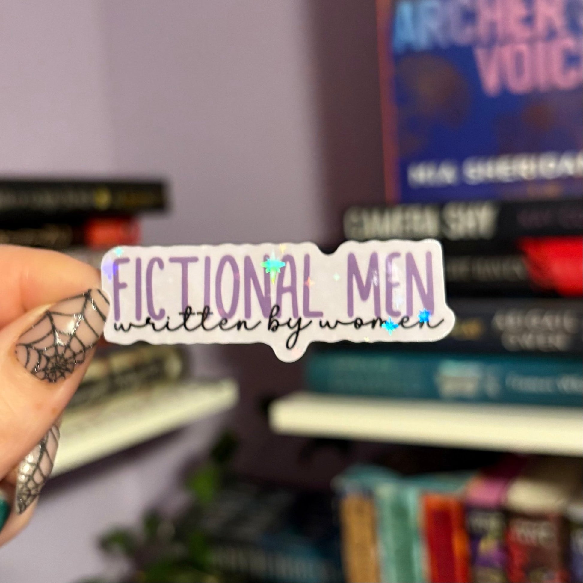 Fictional Men Written by Women Sticker - Awfullynerdy.co