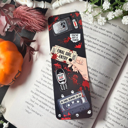 Final Girl Horror Bookmark – Thriller Inspired 2x6 Matte Design - Awfullynerdy.co