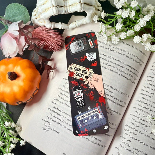 Final Girl Horror Bookmark – Thriller Inspired 2x6 Matte Design - Awfullynerdy.co