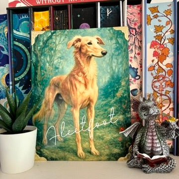 Fleetfoot Inspired Metal Print – 6x8" Sublimated Photo Art - Awfullynerdy.co