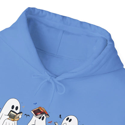 Fourth Wing Reading Ghosts Heavy Blend™ Hooded Sweatshirt - Awfullynerdy.co