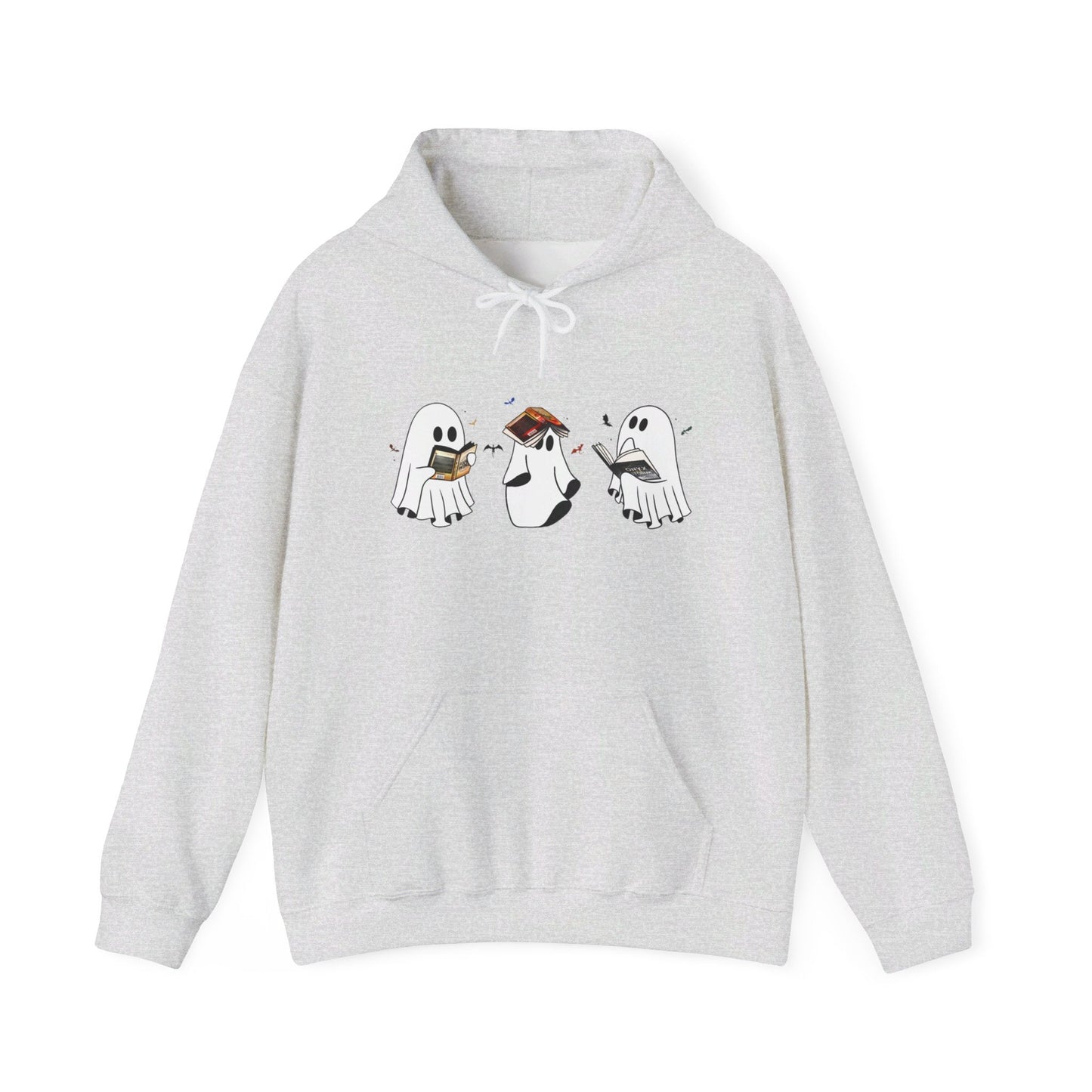 Fourth Wing Reading Ghosts Heavy Blend™ Hooded Sweatshirt - Awfullynerdy.co