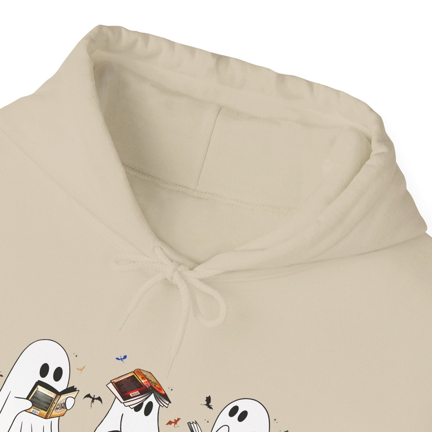 Fourth Wing Reading Ghosts Heavy Blend™ Hooded Sweatshirt - Awfullynerdy.co