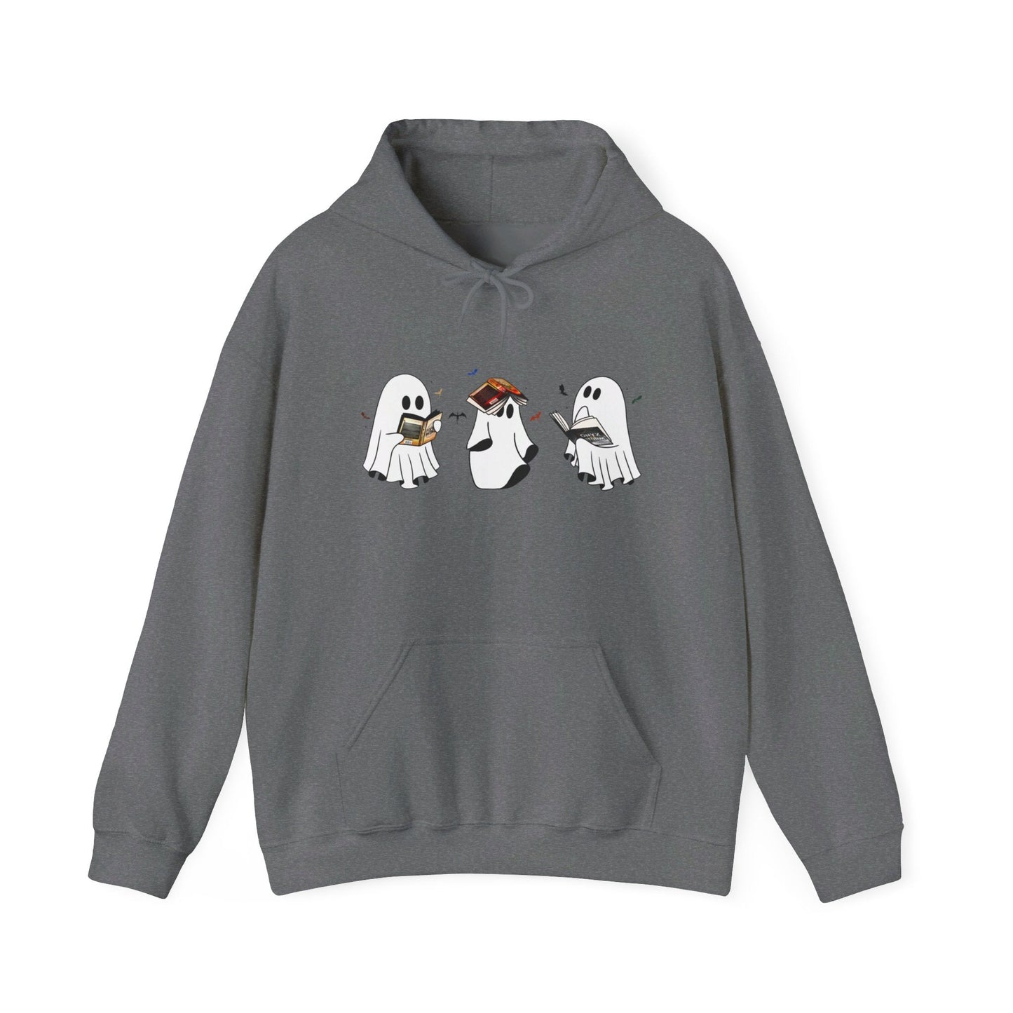 Fourth Wing Reading Ghosts Heavy Blend™ Hooded Sweatshirt - Awfullynerdy.co