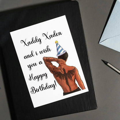 Fourth Wing Xaddy Xaden Birthday Card Greeting Card - Awfullynerdy.co