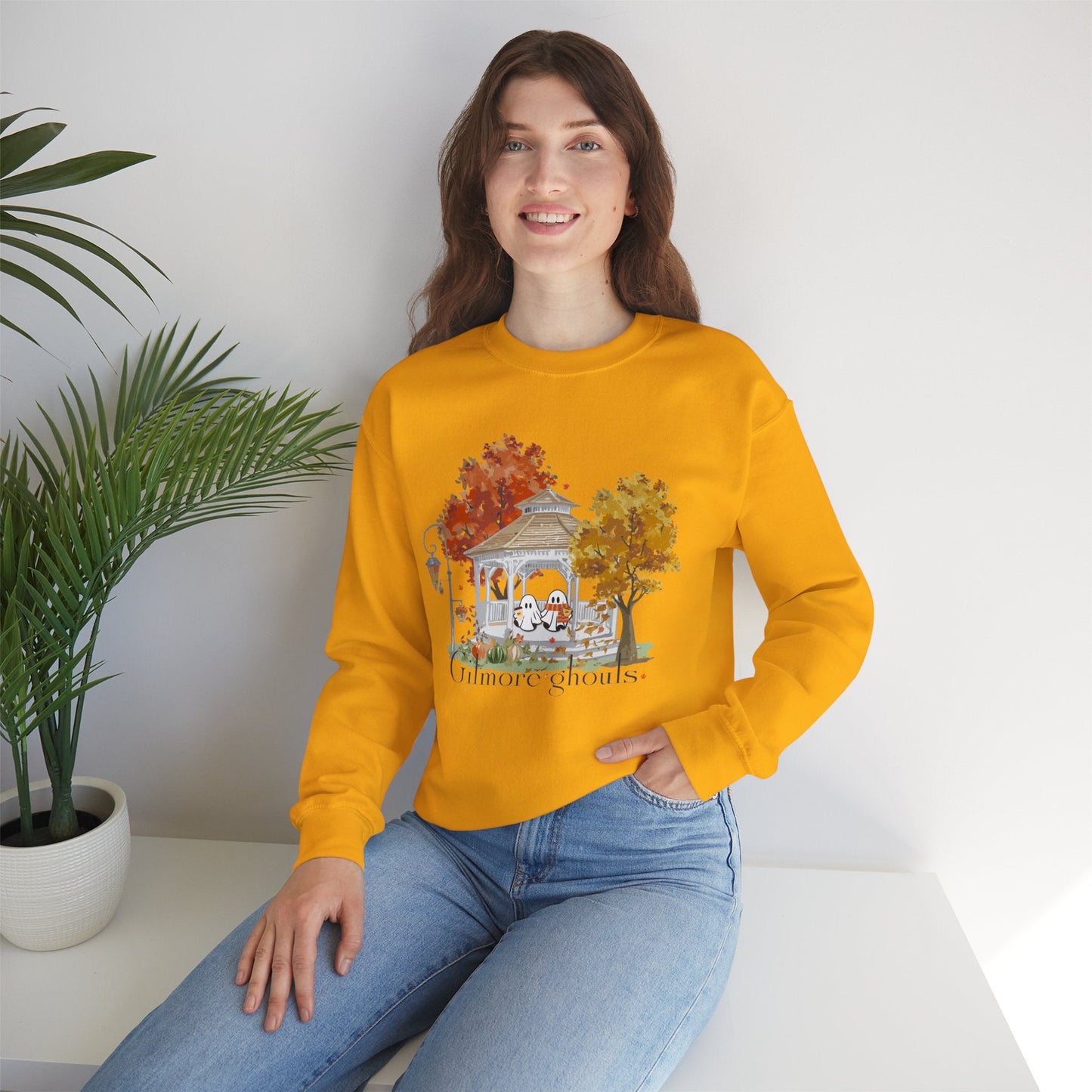 Gilmore Ghouls Heavy Blend™ Crewneck Sweatshirt - Gilmore Girls Inspired Sweater - Awfullynerdy.co