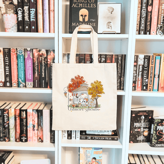 Gilmore Ghouls Sublimated Canvas Tote Bag - Awfullynerdy.co